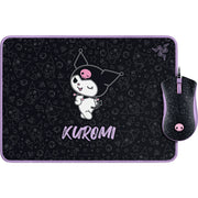 Razer DeathAdder Essential Gaming Mouse and Goliathus Medium Mouse Mat Bundle, Kuromi Edition, Black, RZ83-03850400-B3M1