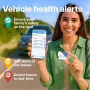 CarMD Connect OBD2 Enhanced Automotive Diagnostic Tool with Real-Time Location Tracking, Safety Alerts, Geofencing, Vehicle Health Monitoring, No Subscription, Compatible with 1996+ OBDII Cars and Light Trucks 2200