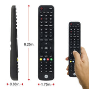 General Electric 57818 4-Device LG Direct Replacement Universal TV Remote Control in Black