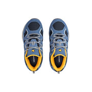 Merrell Kids Moab KDZ Hiking Shoes, Water Resistant, Blue/Grey, Big Kid 3 M, MF25BB1