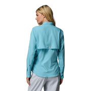 Columbia Women's PFG Tamiami II Long Sleeve Button-Down Shirt, UPF 40 Sun Protection, Breathable Mesh Vent, Moisture-Wicking, Vintage Blue, X-Large, 127570