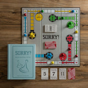 WS Game Company Sorry Vintage Bookshelf Edition Board Game, Classic 1958 Design, Ages 6+, 2-4 Players, 41413