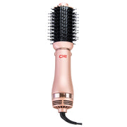 CHI Volumizer 4-in-1 Blowout Brush Hair Dryer with Ionic Technology, Four Interchangeable Attachments, Rose Gold, CA7569A
