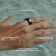 Oura Ring 4 Smart Wearable Ring, Rose Gold, Size 6, All-Titanium, Sleep and Fitness Tracker, 8-Day Battery Life, JZ90-54219-06