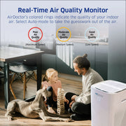 AirDoctor AD5500 4-in-1 Air Purifier for Extra Large Spaces, High Ceilings & Open Concepts with UltraHEPA, White