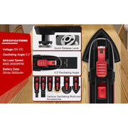 Eastvolt W2-EVOT001D 20V Cordless Oscillating Multi-Tool Kit with 6 Variable Speeds, LED Light, 2.0Ah Battery