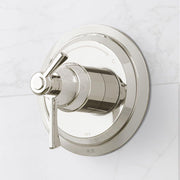 Signature Hardware SHMA441019PN Marceau Single Handle Pressure Balancing Valve Trim with Lever Handle, Polished Nickel