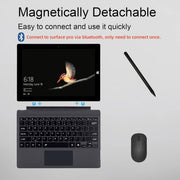 INI Bluetooth Keyboard with Multi-Touch Trackpad, Ultra Slim-Ice Blue With Backlit