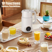 Moreblue G038 10-in-1 Automatic Nut Milk Maker, 35oz Soy Milk Maker Machine with Self-Cleaning,Homemade Oat Milk Maker