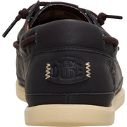HEYDUDE Harbor Lo Classic Boat Shoes for Men, Mole Brown Multi, Slip-On with Elastic Laces, Cushioned Ankle Collar, Removable Foam Insole, Lightweight Flexible Outsole, 45139-2ID