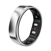 RingConn Gen 2 Air Ultra-Thin Smart Ring, AI-Powered Health Monitoring, Galaxy Silver, Size 11, Waterproof IP68, 10-Day Battery Life
