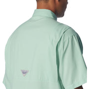 Columbia Sportswear Tamiami II Men's Short Sleeve Button-Down Shirt, Omni-Shade UPF 40 Sun Protection, Omni-Wick Moisture Management, Mint, 2XL, 128705