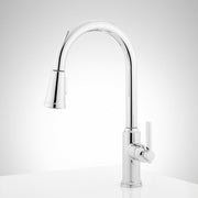 Signature Hardware SHXCGF107CP Single Handle Pull Down Kitchen Faucet in Chrome