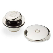Alcove Tub Pop-Up Drain & Overflow Cover - Polished Nickel