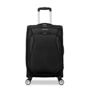 American Tourister 4 Kix 3.0 Carry-On Softside Expandable Luggage with 360-Degree Dual Spinner Wheels, Black, 23.5 in, 158585-1041