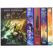 Disney Publishing Group Percy Jackson & the Olympians: Read Riordan: Five-Book First-in-Series Paperback Box Set (Paperback)