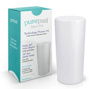 PurePail DE-B8CB-56D12838EB29 Go Portable Diaper Pail, White