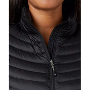 32 Degrees Women's Ultra-Light Down Packable Puffer Jacket, Black, Medium, 90/10 RDS Certified Down, 650 Fill Power, Nylon Shell, Zippered Pockets, 1726666