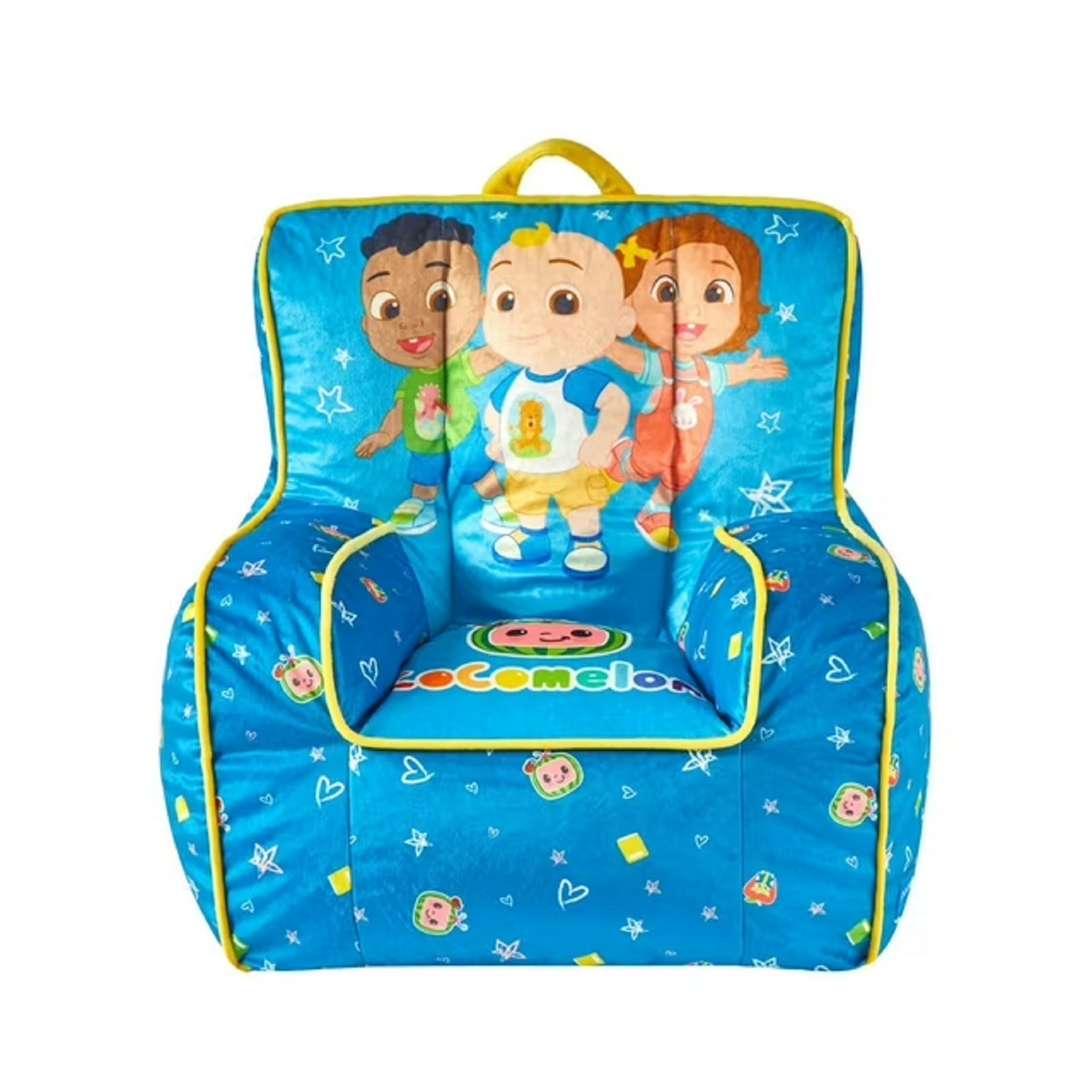 Moonbug WK452071 Cocomelon Square Beanbag Chair Blue, 18