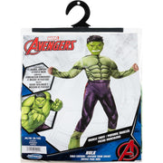 5 Pc B Muscle Hulk Halloween Costume, Complete 5-Piece Set, Vibrant Green, Muscle Padding Design