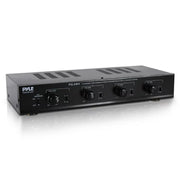 PYLE PSLSW4 Multi-Zone Speaker Selector, 4-Channel Audio Speaker Receiver System