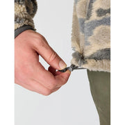 Carhartt Loose-Fit Quarter-Zip Fleece Pullover for Men - Khaki Vintage Camo - M