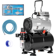 SPECSTAR Professional Airbrushing Paint System, 1/5 HP Oil-Free Compressor, Dual-Action Gravity Feed Airbrush, Adjustable Pressure, Portable Handle, X0021341PF