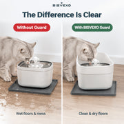 Cat Water Fountain Splash Guard Compatible with PETLIBRO DockStream, No-Spill Design, Easy to Clean