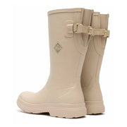 Muck Rainscape Women's 12in Adjustable Waterproof Rain Boot, Sand Chinchilla, MRS12W80
