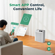 ONSON Air Purifier for Home, Large Rooms up to 3500 Sqft , Air Cleaner with Air Quality Monitor, White