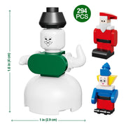 Brickcraft 72283RUD Rudolph Advent Calendar, 294-Piece Countdown Christmas Building Set with 24 Daily Surprise Mini Builds, Holiday Collectible for Kids Ages 8+