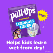 Pull-Ups Girls Potty Training Pants with Learning Layer Technology, Multicolor Disney Princesses, Size 6T-7T (55-75 lbs), 44 Count, 58576