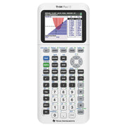 Texas Instruments TI84PLSCEWHITE TI-84 Plus CE Graphing Calculator, White