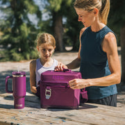 RTIC 15-Can Soft Cooler, Collapsible, Red, 16 Qt, with Removable Stainless Steel Bottle Opener
