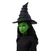 Mattel Wicked Singing Elphaba Fashion Doll, 11-Inch, Posable with Removable Black Dress and Accessories, Plays Defying Gravity JLG48