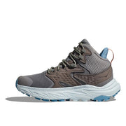 Hoka Women's Anacapa 2 Mid GTX Hiking Boots, Waterproof Nubuck Leather, Vibram Megagrip Outsole, Astral Illusion, 1142831F-ILLU