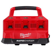 Milwaukee 48-59-1809 M18 18V Lithium-Ion Packout 6-Port Rapid Charger