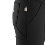 Carhartt Flame-Resistant Force Fitted Midweight Utility Leggings for Ladies - Black - M - Regular