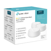 TP-Link Deco BE4800 Dual-Band Wi-Fi 7 Mesh Router System, 3-Pack, Covers 6600 Sq. Ft, AI-Driven, Multi-Link Operation
