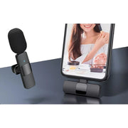 RONY MC128 2 in 1 Wireless Lavalier Microphone for iPhone iPad