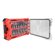 Milwaukee 49-66-6802 Shockwave Impact Duty Socket 1/2 inch Drive 15-Piece SAE Packout Set