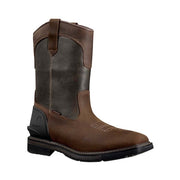 Carhartt Montana Waterproof Square Toe Wellington Work Boots for Men, Brown and Burnt Olive, Size 9M, FQ1065-M
