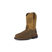 Thorogood Western Wellington Waterproof Composite Toe Work Boots for Men, Brown, Full-Grain Leather, Slip-Resistant Outsole, 11in, 804-4338