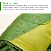 Invoker Direct Sleeping Bag, 3-4 Season Lightweight Waterproof Envelope Design, Hollow Cotton Insulation, 86.6 x 31.5 in, Portable for Camping Hiking Backpacking