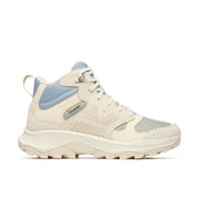 Merrell Tempo Sol Mid Waterproof Hiking Shoes for Women, Talc, Size 7.5, Medium Width, J038942