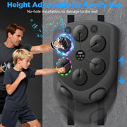 YORWHIN Music Boxing Machine for Adults, Wall Mounted Boxing Training Equipment w/9 Modes & Speeds, Black