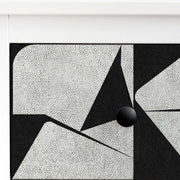 RoomMates Studio Black Caden Peel and Stick Wallpaper, Vinyl, Removable, Washable, 30.75 Sq Ft, WM1295PLS