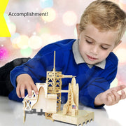 Puzzled 1611 Shuttle Launch 3d Puzzle Wood Craft Construction Kit 46 pieces sealed