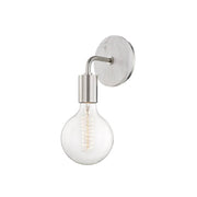 CHLOE 1-LIGHT WALL SCONCE - POLISHED NICKEL FINISH - STYLE A