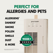 PuroAir Lite Air Purifier Replacement Filter, Genuine HEPA with Electrostatic and Activated Carbon 3-Layer Filtration, PA101